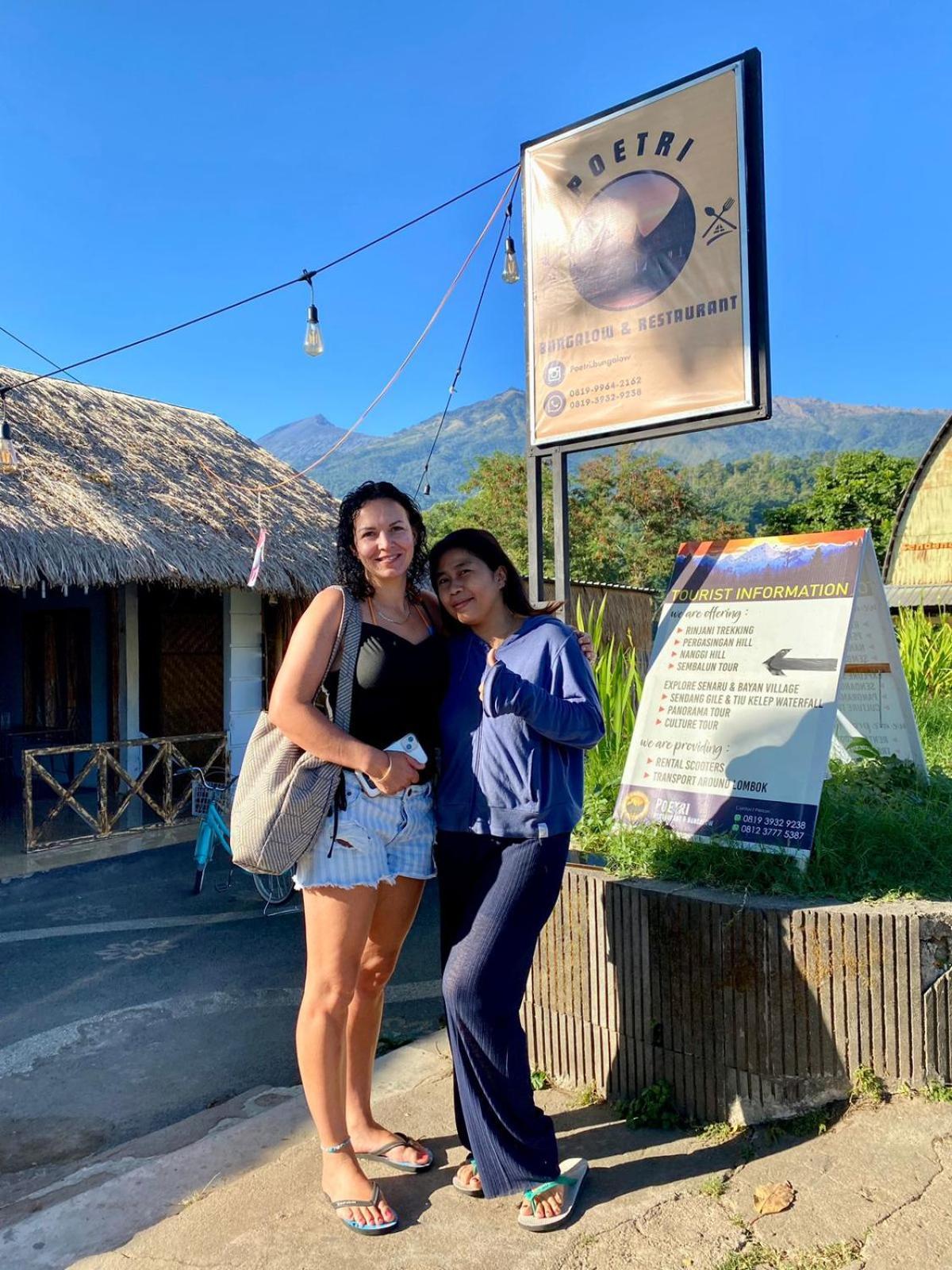 Poetri Bungalow & Restaurant Senaru Dış mekan fotoğraf